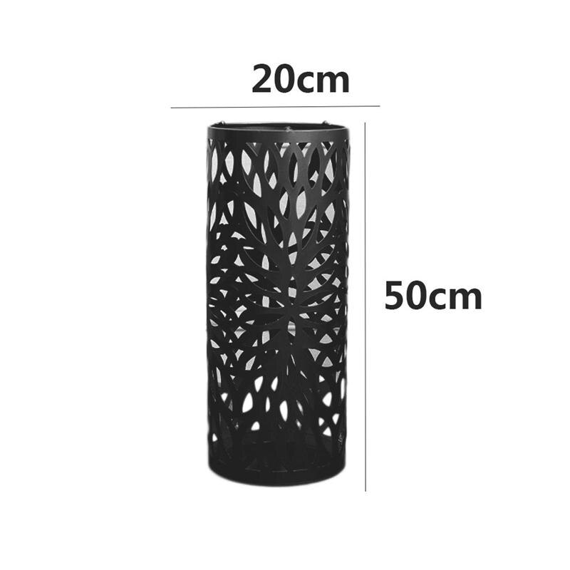Soporte de hierro para almacenamiento de paraguas, accesorio hueco de Metal antioxidante, organizador de 8 capacidad para oficina y restaurante en casa