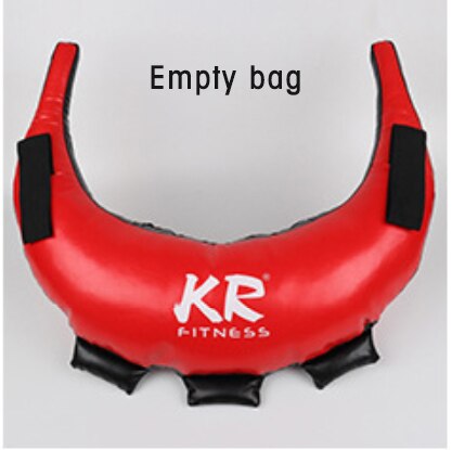 5-25kg bulgarsk power bag pu skinn mma bokseboksing boksesekk fitness sandsekker vekttap trening sandsekker tomme: 10kg / Rød svart