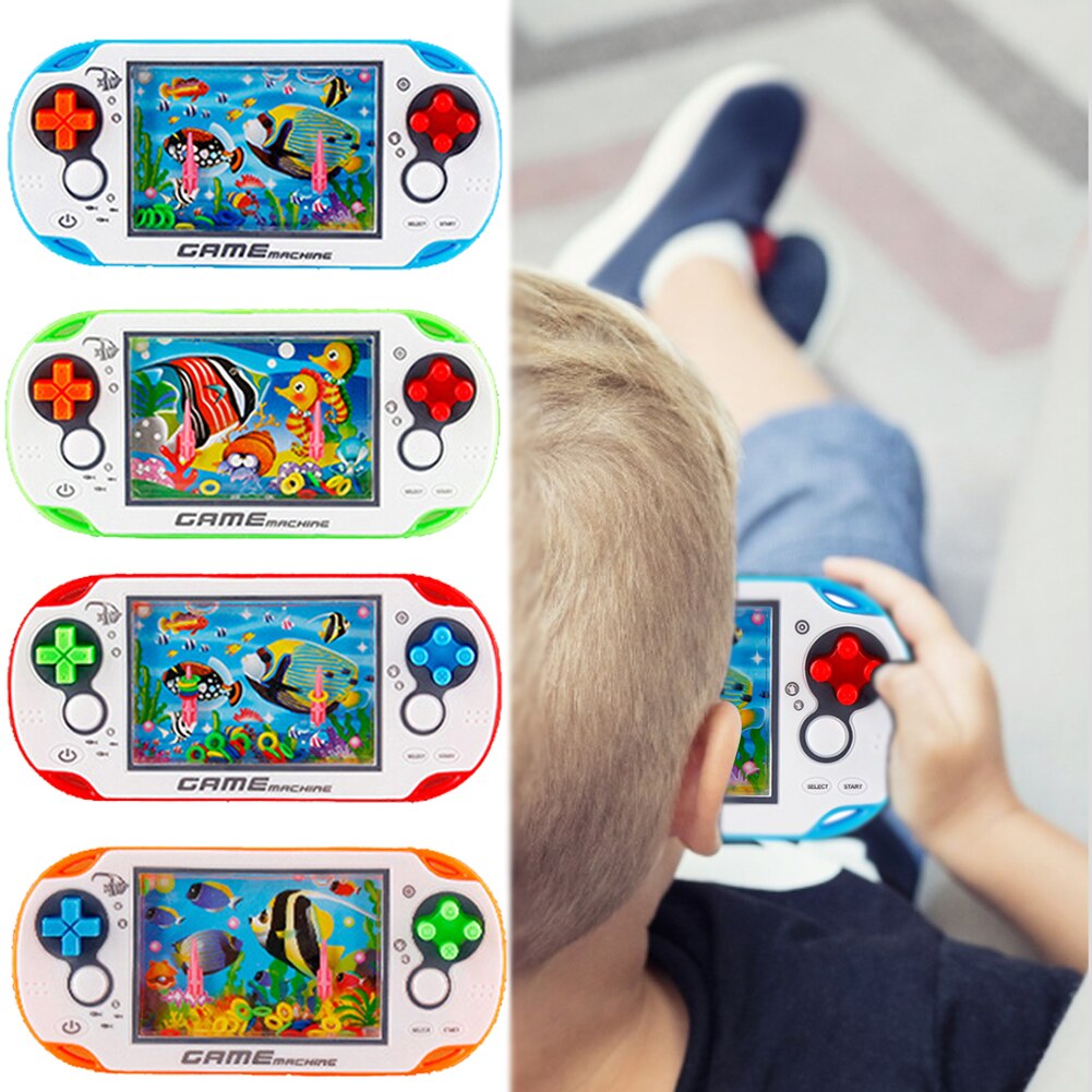 Jeu d'eau pour enfants, Machine à lancer d'anneau d'eau, Mini jouet portable pour enfants, éducation classique, capacité de réflexion intellectuel