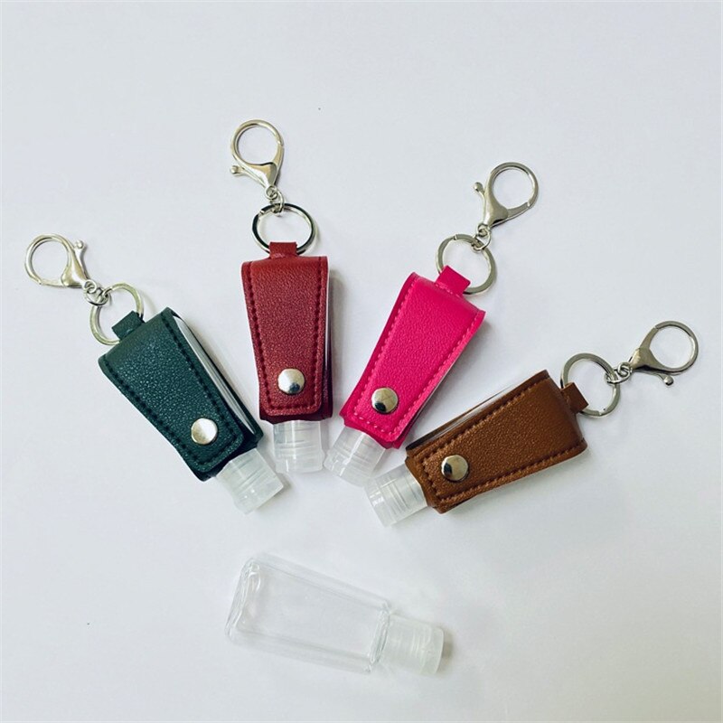 30ml Travel Bottle And Keychain Holder Refillable Empty Bottles For Hand Sanitizer Portable Soap Dispensers