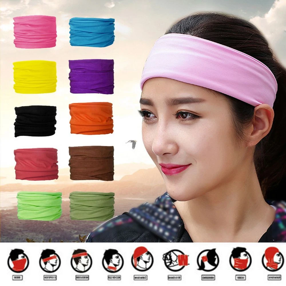Foulards de randonnée cache-cou masque facial hommes femmes sans couture Bandana Rave visage couverture écharpe masque cagoule bandeau tête enveloppement chapeaux