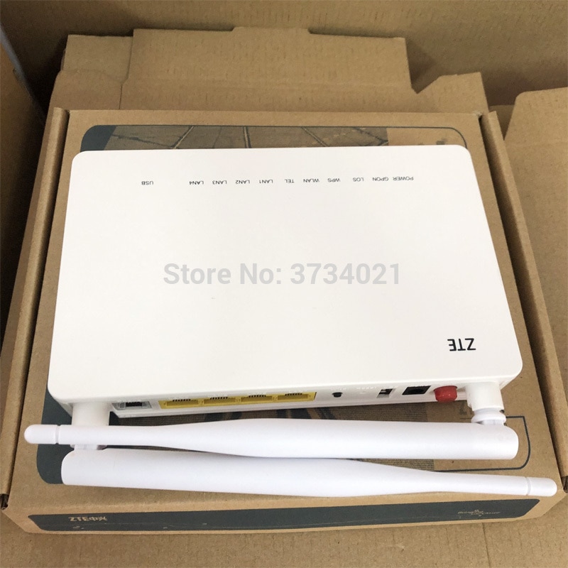 zte gpon terminal zxa10 f660 v8 8.0 version GPON onu ont 1GE 3FE 5Dbi External Wifi, English firmware