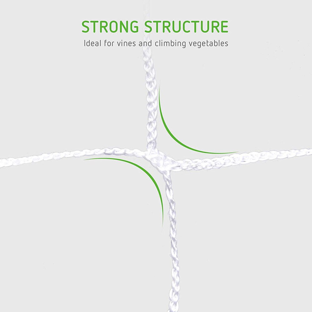 Grow Tent Trellis Net Garden Polyester Heavy-Duty Plant 6" Square Soft Mesh Gardener Trellis Netting 5*1.67m/10*1.67m