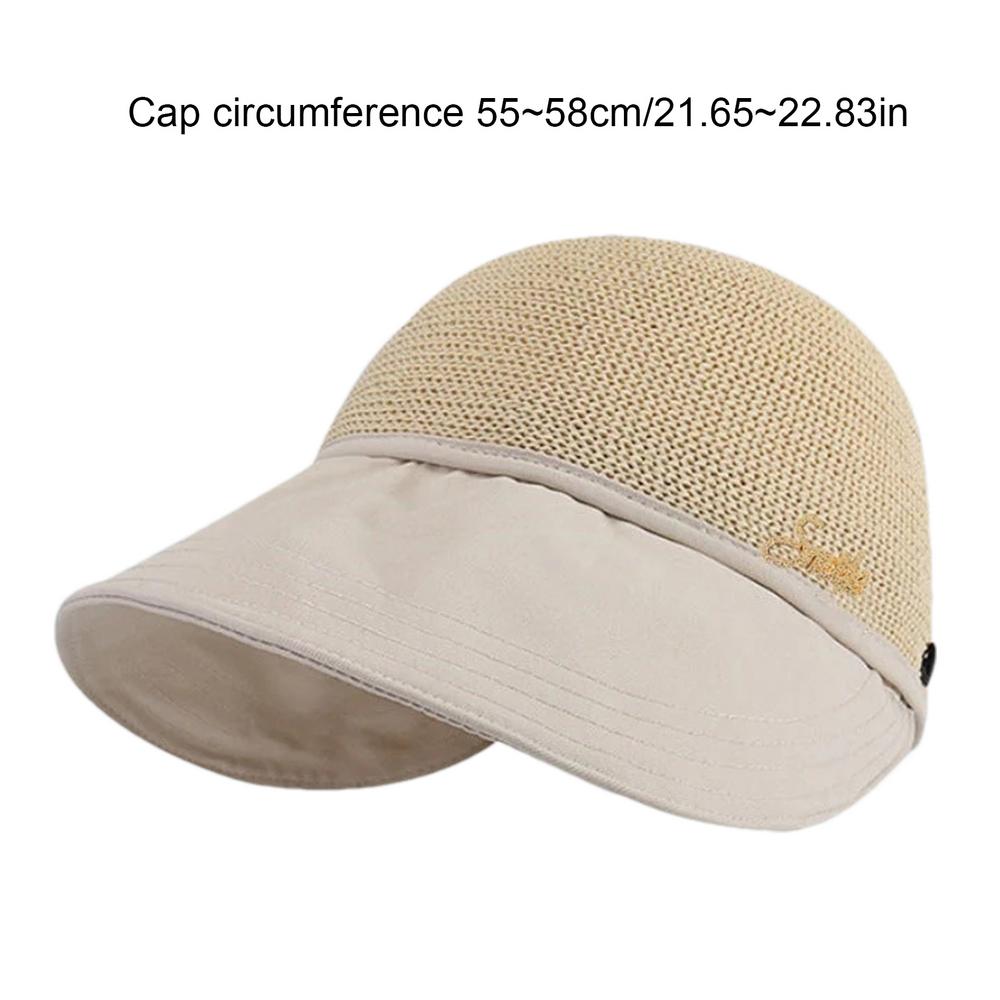 Sun Hats For Women UV Protection Sun Hat Handmade Wide Brim Enlarged Rounded Edge For Women Girlfriend