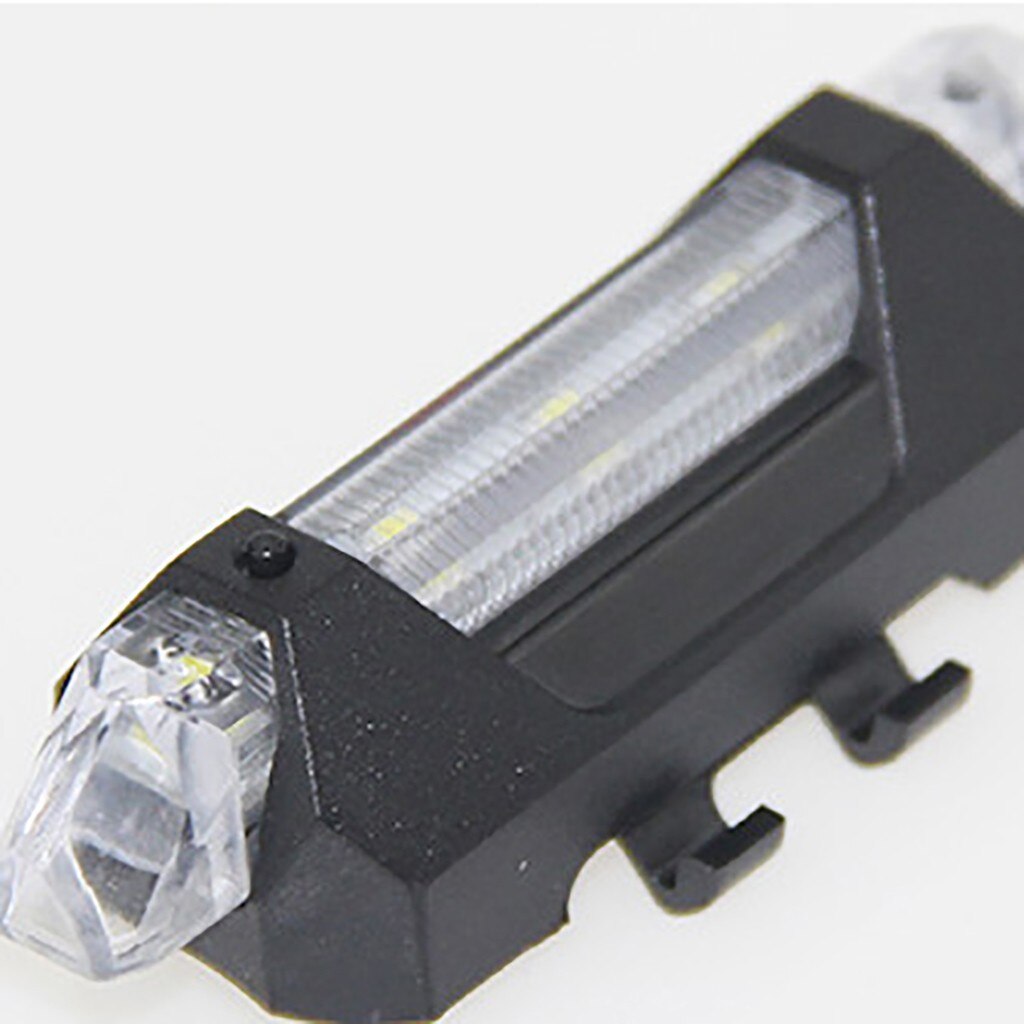 25# Bicycle Lights Accessories Led Usb Rechargeable Bike Tail Light Bicycle Safety Cycling Alarm Rear Lamp Bike Accessories Mtb