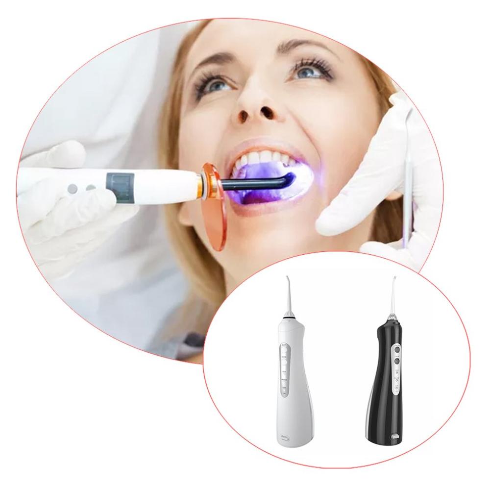 Tænder vaskeanordning vand tandtråd bærbar oral irrigator husstand elektriske ultralyd hvide tænder enhed