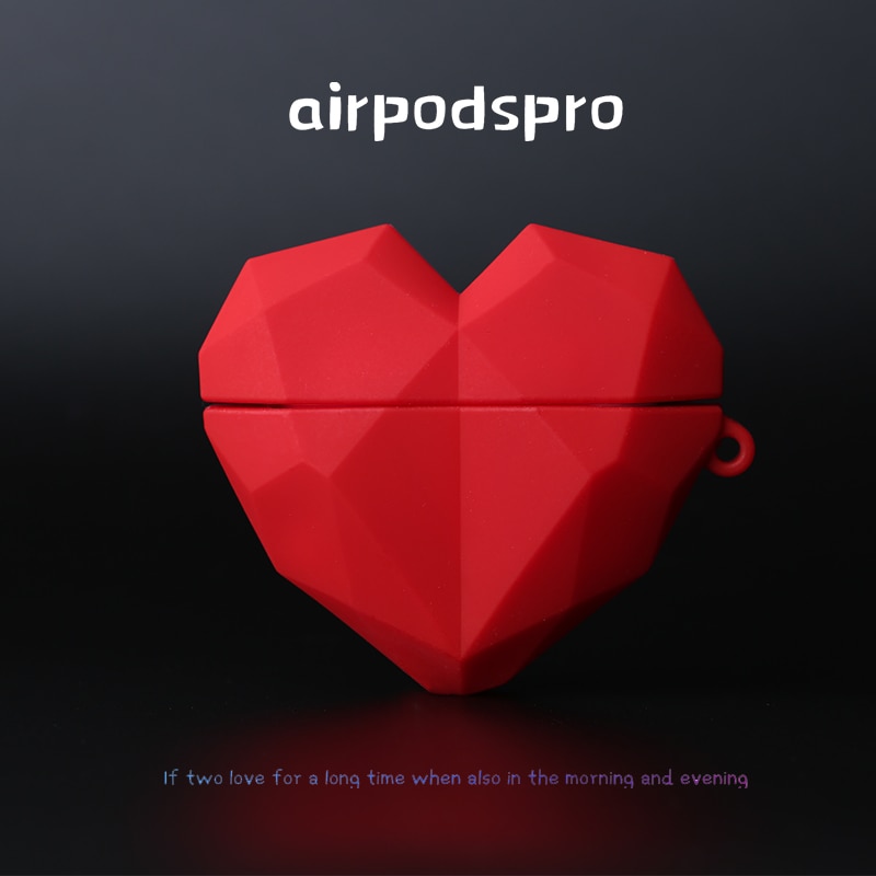 Hartvormige tpu draadloze bluetooth-koptelefoon beschermhoes voor airpods pro-hoesje voor airpods pro-hoesje met metalen haak