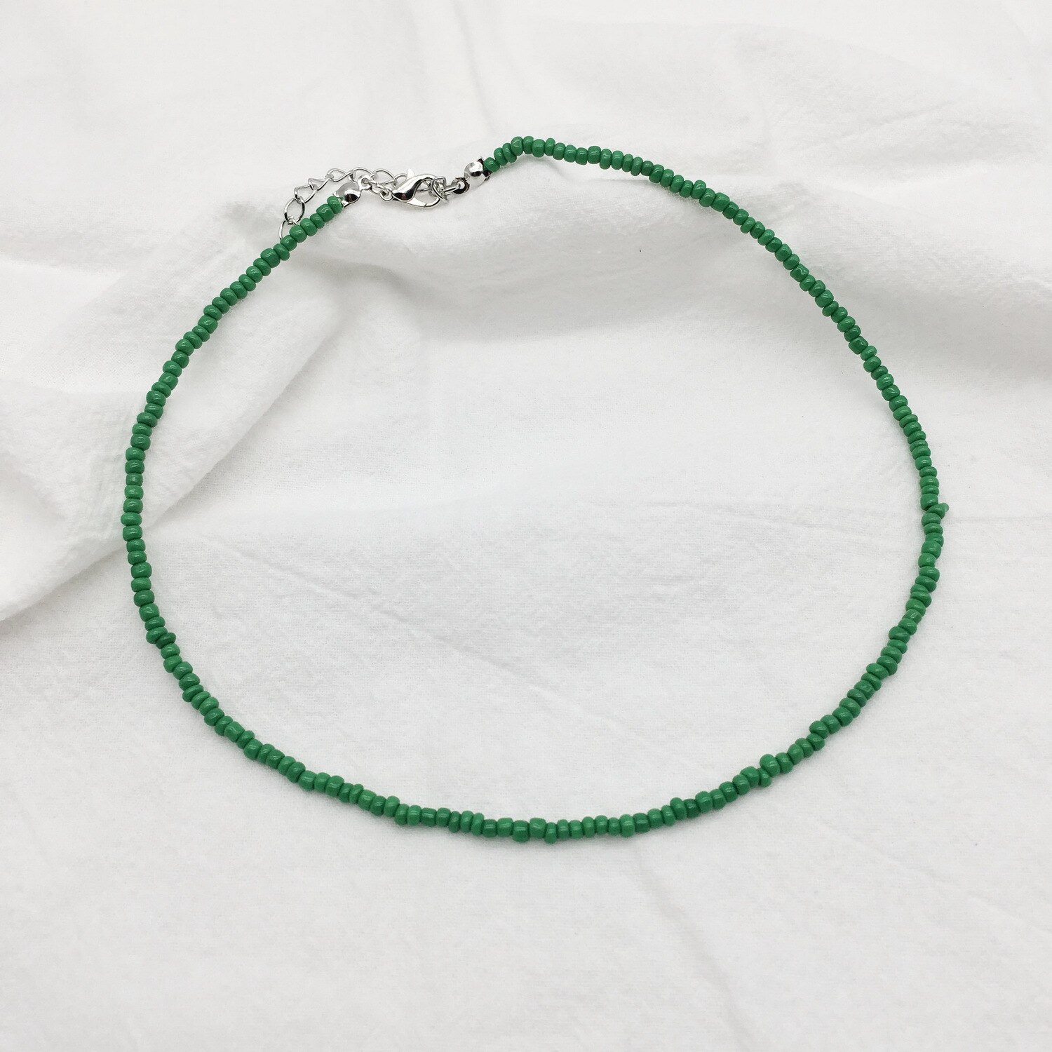 Proste koraliki Strand naszyjnik kobiety String z koralikami krótkie Choker naszyjnik biżuteria Chokers naszyjnik prezent plaża biżuteria Bijoux: 4