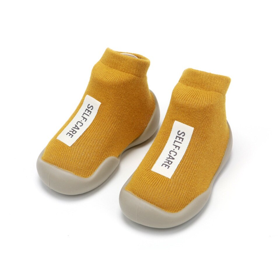 Schoenen Baby Eerste Stappen Booties Voor Baby Jongens Pasgeborenen Jongen Kinderen Baby Jongens Meisjes Baby Slippers Babyschoenen Sneakers: Yellow / 13-18 Months