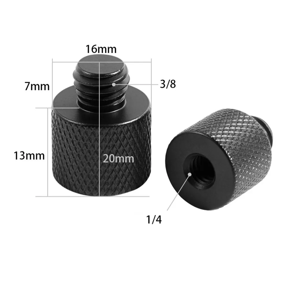 1/4 3/8 To 5/8 Female Male Threaded Screws Mount Adapters Tripod Camera Studio Threaded Screw Mount Adapters LS082 For Tripods: Light Grey