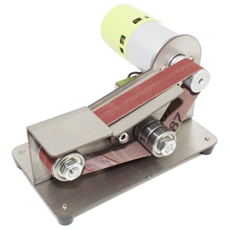15 Degree Sander Belt Machine 150W Electric Belt Sander Polishing Grinder Sander Grinding Tool Cutter Edges Sharpener