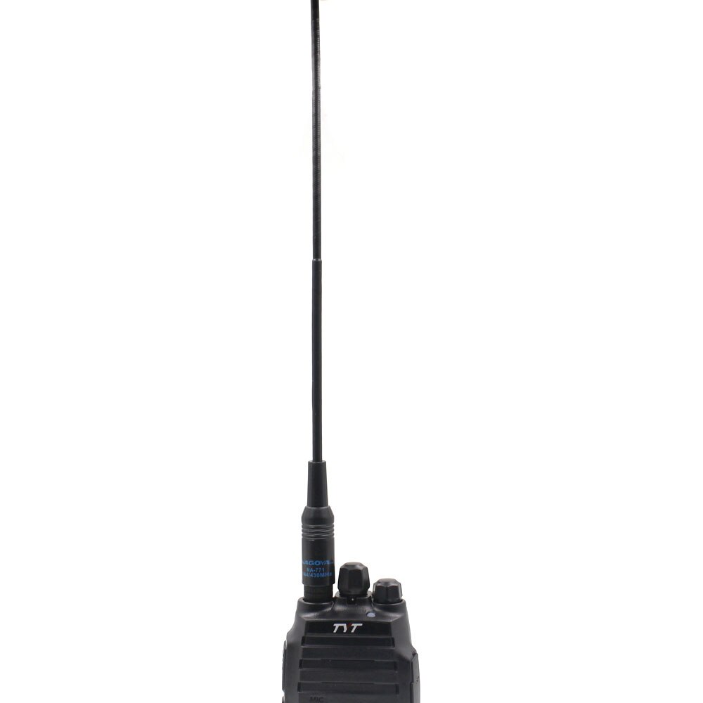 Antena flexível sma nagoya NA-771, 2 peças, macho SMA-M, banda larga dupla, vhf/uhf 144/430mhz way radio tyt TH-UV8000d etc