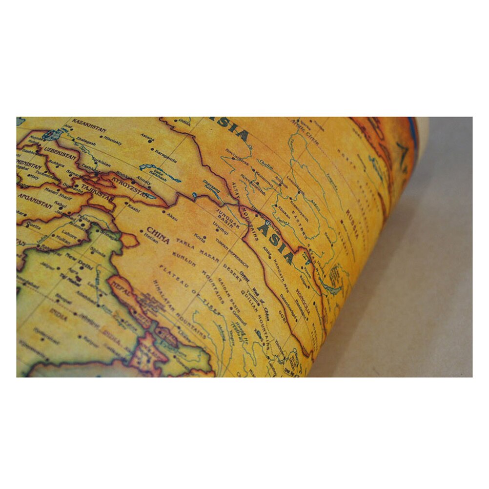 Nautical Ocean Sea World Map Retro Art Paper Painting Home Decor Poster Sticker Paintings Wall Sticker Home Living Room Decor