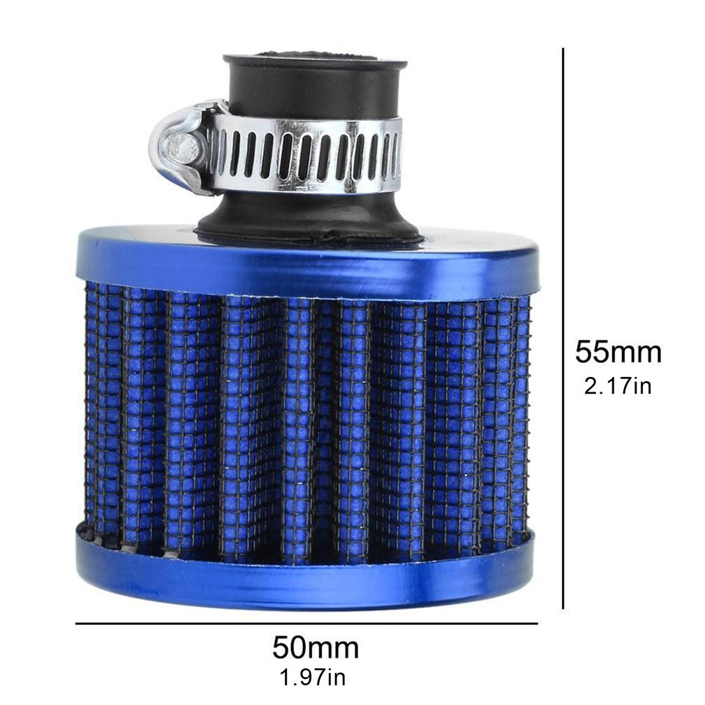 Car modification air filter air filter head small winter mushroom head air filter mushroom head 12mm air filter