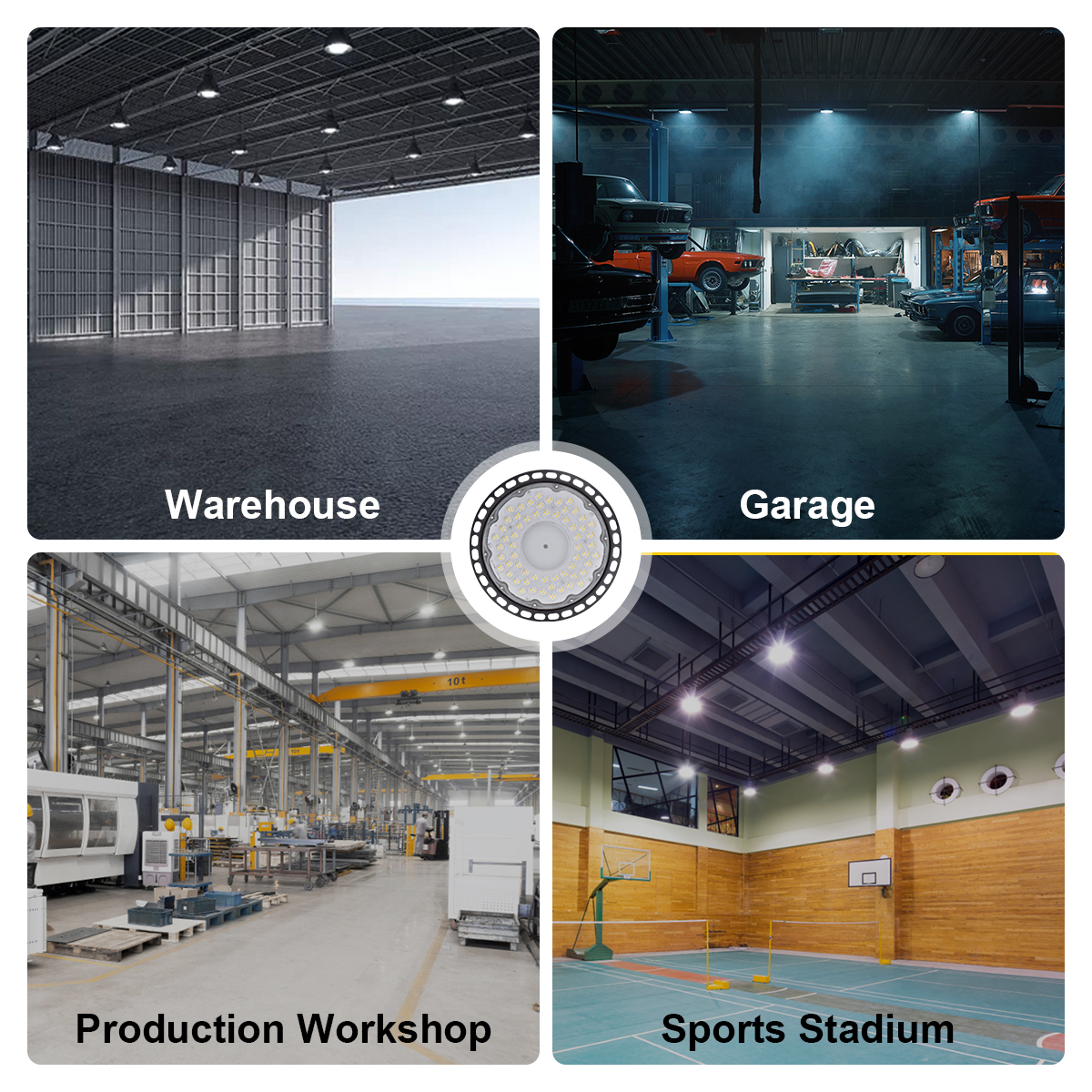 200w 6500k -led-hallenstrahler,  ac 220v ip65 wasserdichte leuchten für gewerbe, industrie, markt, lagerhalle, garage, werkstatt, garagenbeleuchtung