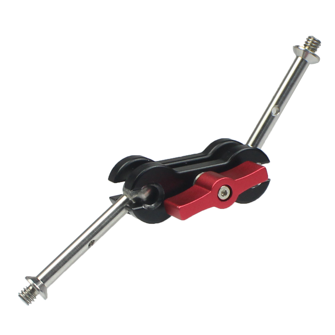 Articulating Magic Arm Mount 12mm Double Ballhead 1/4" Screw for DSLR Camera DV Monitor Light Tripod Live Hotshoe Bracket