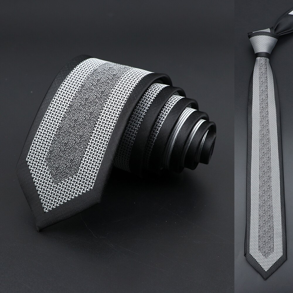 Corbatas delgadas de 6cm para hombre, corbata para vestido de boda, de Cachemira Floral de retales, lazo negro y azul, accesorio de negocios para camisa, , Cravate