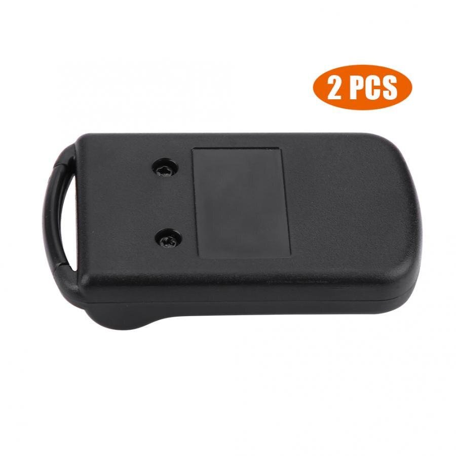 2 stk 300 mhz universal fjernbetjening garageportåbner sort fjernbetjent garagesender