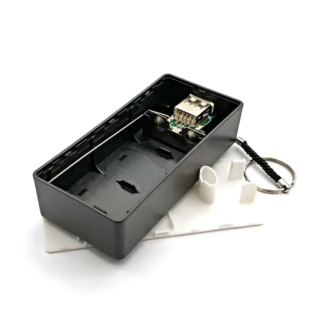 5600mAh 5V USB DIY Powerbank Case Portable External 2X18650 Battery Storage Box Power Bank Case Box Shell for Mobile Phones