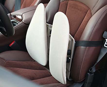 Bilsæde lændestøtte universal ventilativ sædehynde til kontorindustriens interiør tilbehør: Beige