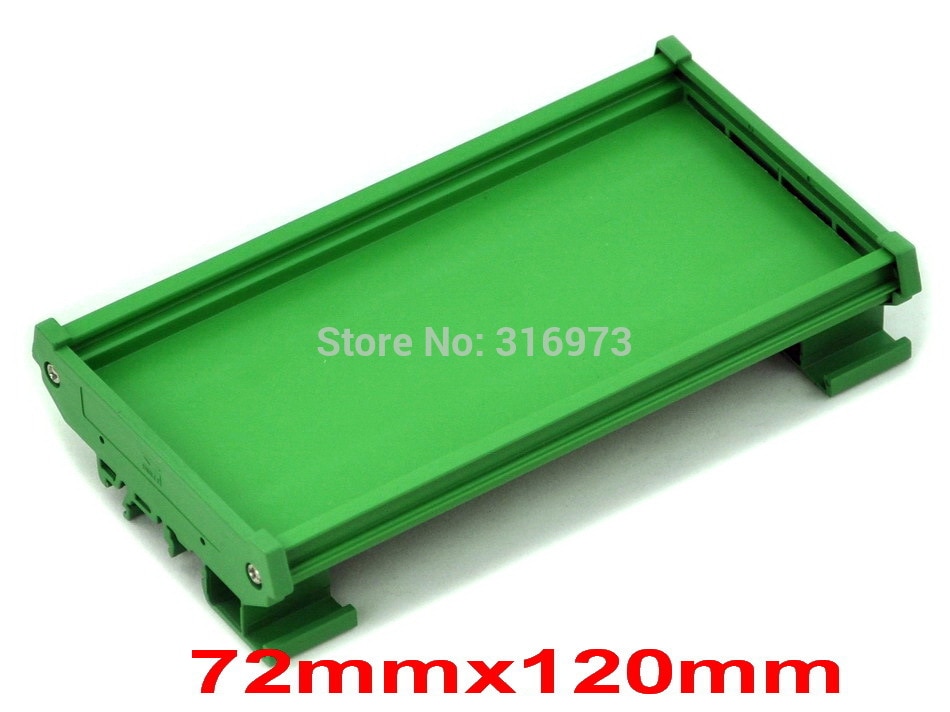 DIN Rail Mounting Carrier, for 72mm x 120mm PCB, Housing, Bracket.