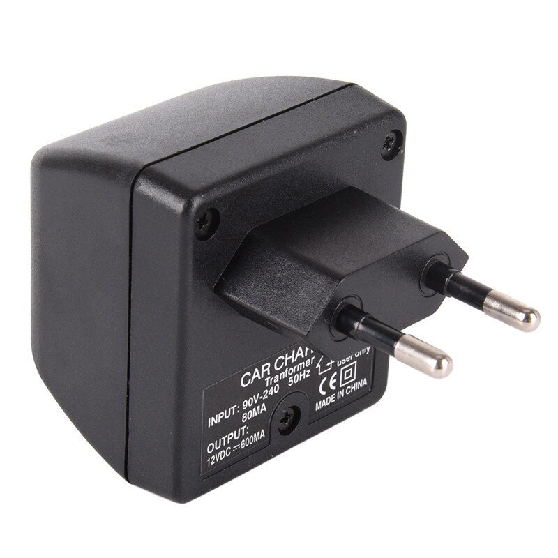 1Pc 220V AC to 12V DC use for car electronic devices use AC adapter with car socket auto charger EU plug