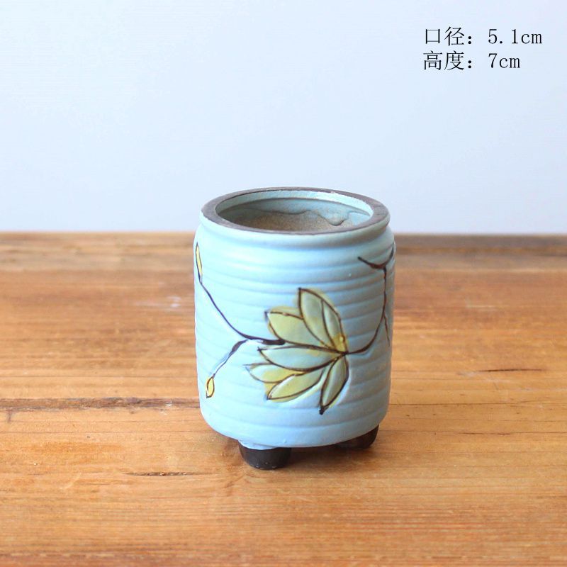 Home and Garden Nursery Pot Desktop Small Pot Green House Growing Kit Garden Supplies Pot for Orchid Plant Seeder Desk Decor: C