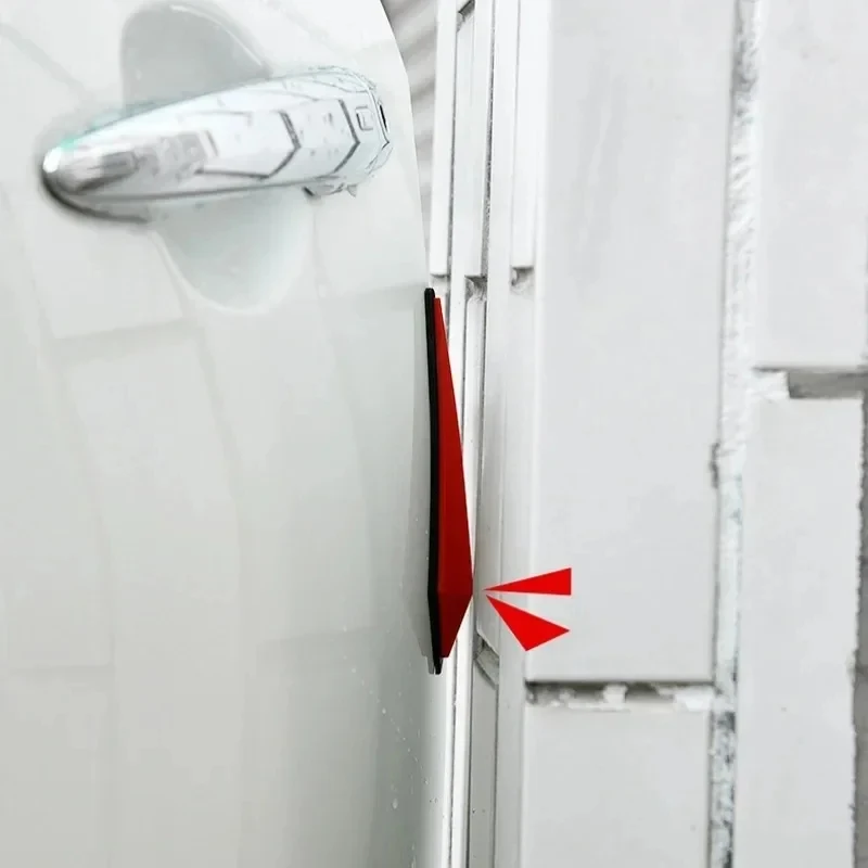 4pcs Car Antis-scratch Protective Sticker Body Bumper Anti-collision Protection Door Rearview Mirror Edge Guard Rubber Strip
