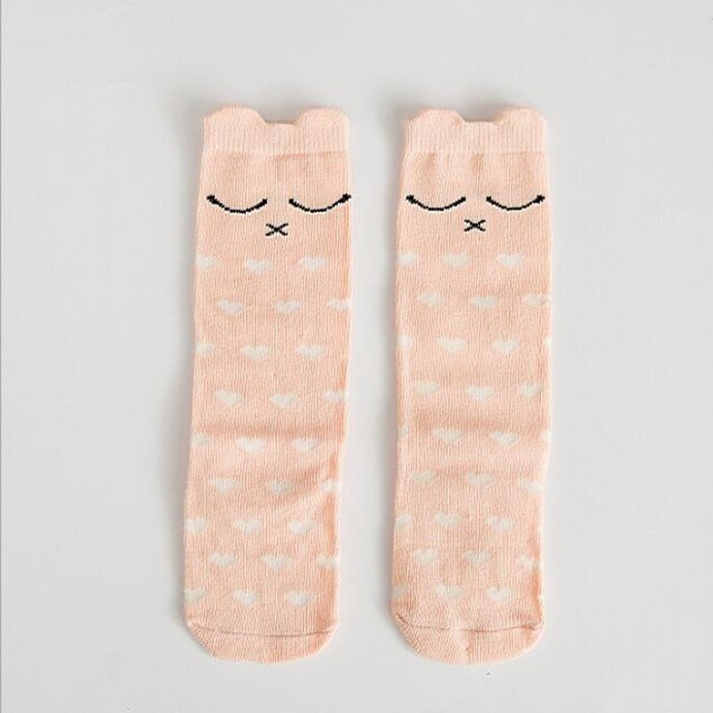 Cartoon Cute Kids Socks Bear Animal Baby Cotton Socks Knee High Long LegWarmers Cute Socks Boy Girl Children socks
