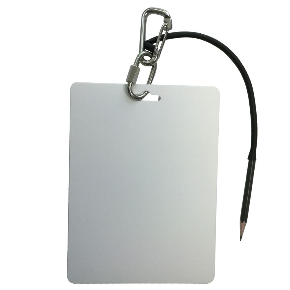 Scuba Diving 3 Panels Writing Slate Pad Board with Pencil 316 stainless steel buckle Scuba Dive Gear Underwater Gear