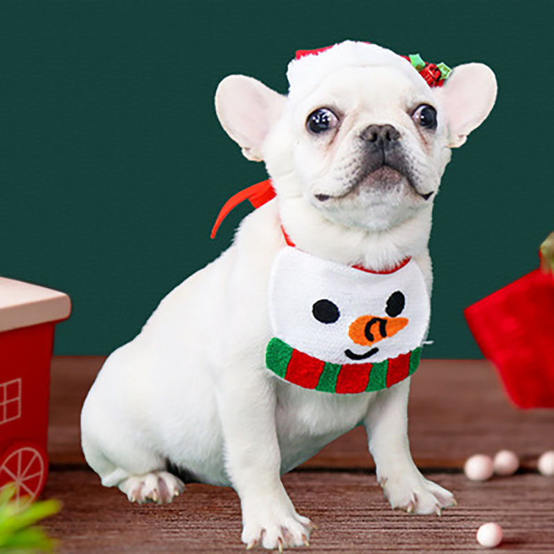 Bandanas ajustables para mascotas, bufanda para gatos y perros, lazo ajustable para Navidad y Halloween, Collar lavable, suministros y accesorios para mascotas para cachorros pequeños