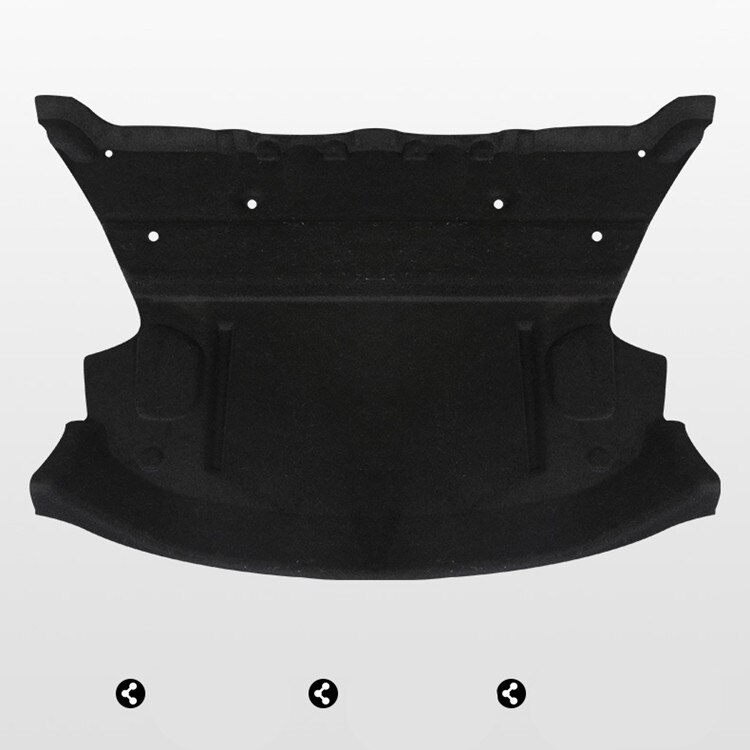 2X Car Rear Trunk Soundproof Cotton Mat For Tesla Model 3 Soundproof Deadening Protective Cover Sticker for Model3 Accessories