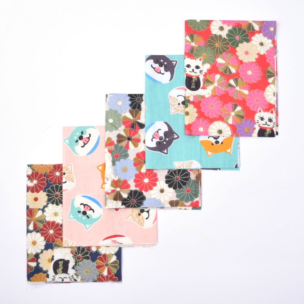 50 X 50 Cm Patchwork Katoen Doe-het-zelf Handgemaakt Van Stof Om Te Naaien Quilten Ontwerpen Verschillende Kleuren Set Van 6 Stuks