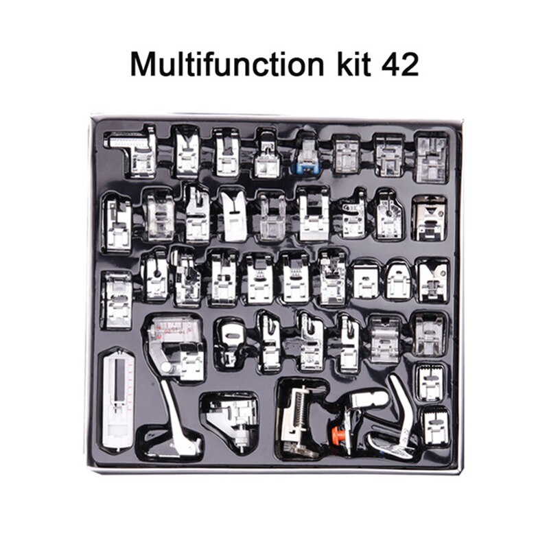 Brother Singer – pied-de-biche pour Machine à coudre 32/52/62/72/82, Kit de tressage, point aveugle, surjet, pièces de règle à fermeture éclair: Or