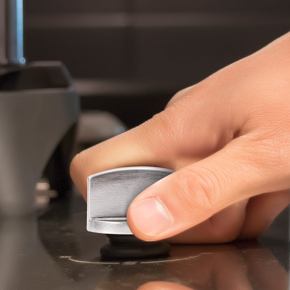 Universal Silver Gas Stove Knobs Cooker Oven Control Switch (6MM 90°) Gas Cooker Accessories Assembly Button