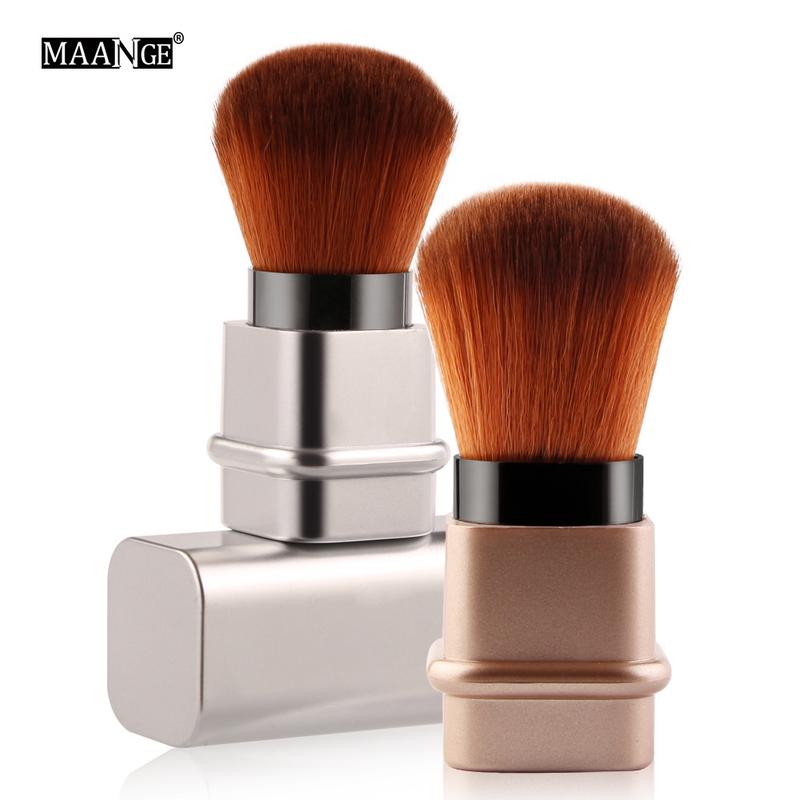 Retractable Single Makeup Brush Upscale Makeup Brush Makeup Tools Kabuki Loose Powder Blush Brush