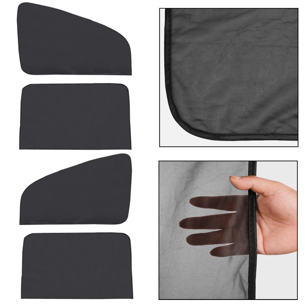 Bil sidevindu solskjerm magnetisk anti-tåke sammenleggbar auto foran mesh mesh vindu solskjerm svart biltilbehør styling