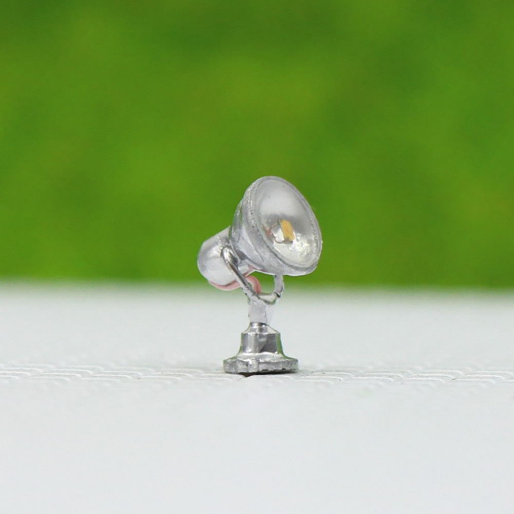 5 Spots LED HO 3V Pour Maquettes Ferroviaires - Éclairage Miniature Pour Trains Et Bâtiments