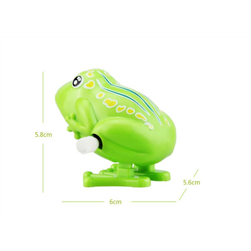 Leuke Classic Wind Up Clockwork Kikker Speelgoed Springen Kikker Kids Baby Speelgoed Kinderen Wind Up Speelgoed