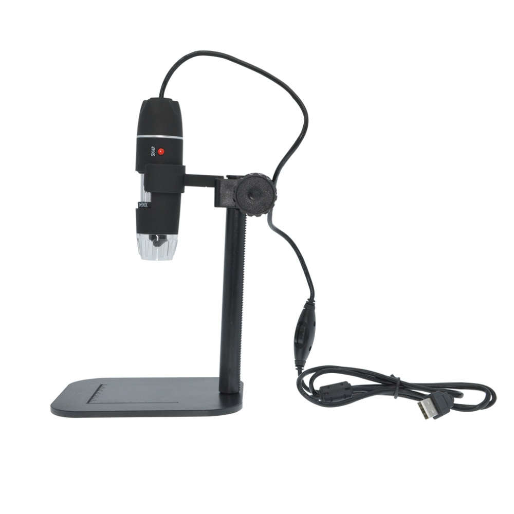 Praktisk elektronikusb 8 ledet digitalkamera mikroskop endoskop forstørrelsesglas 50x ~ 500x forstørrelsesmål