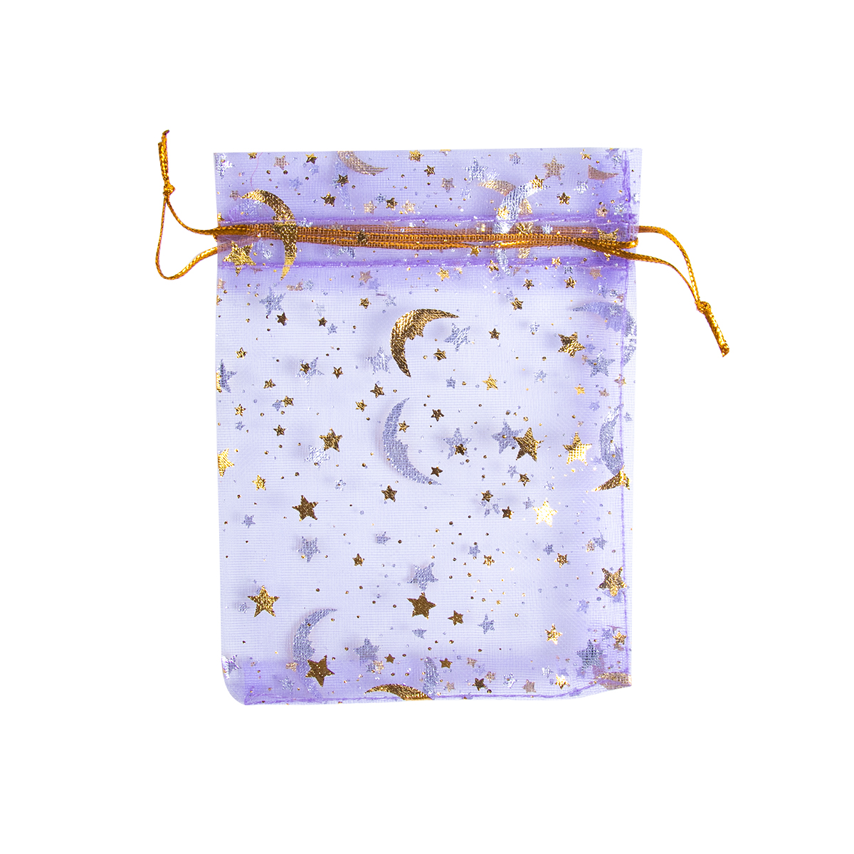 50pcs Star Moon Drawstring Organza Sack Bags Eid Mubarak Wedding Party decoration Candy Packing Bag Jewelry Pouch: light green