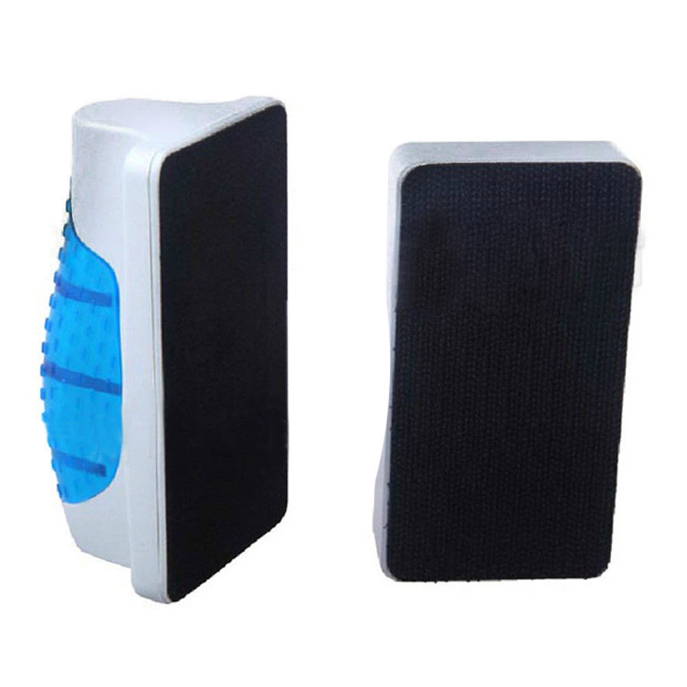 Magnetic Aquarium Fish Tank Algae Glass Cleaner Scraper Floating Clean Brush magnetic scraper For Aquarium Cleaning Tools