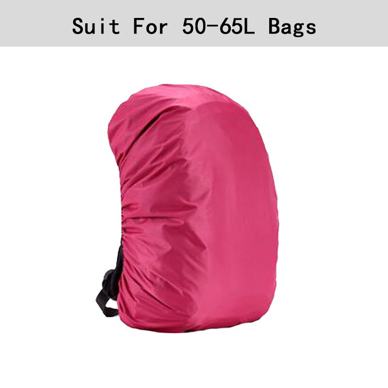 Outdoor Wandelen Waterdichte Regenhoes Rugzak Bagage Tas Regenjas Pak Voor 20L 30L 35L 40L 50L 60L Paars: Pink3