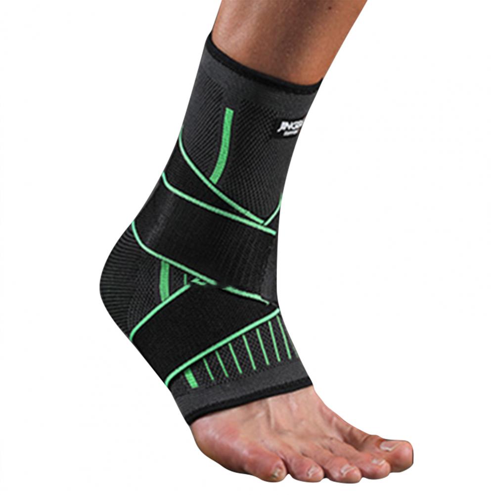 1Pc Ankle Brace Soft Anti-slip Nylon Breathable Tear Resistant Stretch Elastic Foot Wrap Arch Men's Support Soccer Basketball