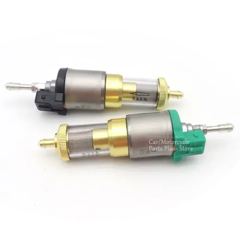 12V/24V 16ml/18ml Diesel Heater Fuel Pump with Double Filter, Quieter, Diesel Heater Replacement Parts for All Diesel Parking