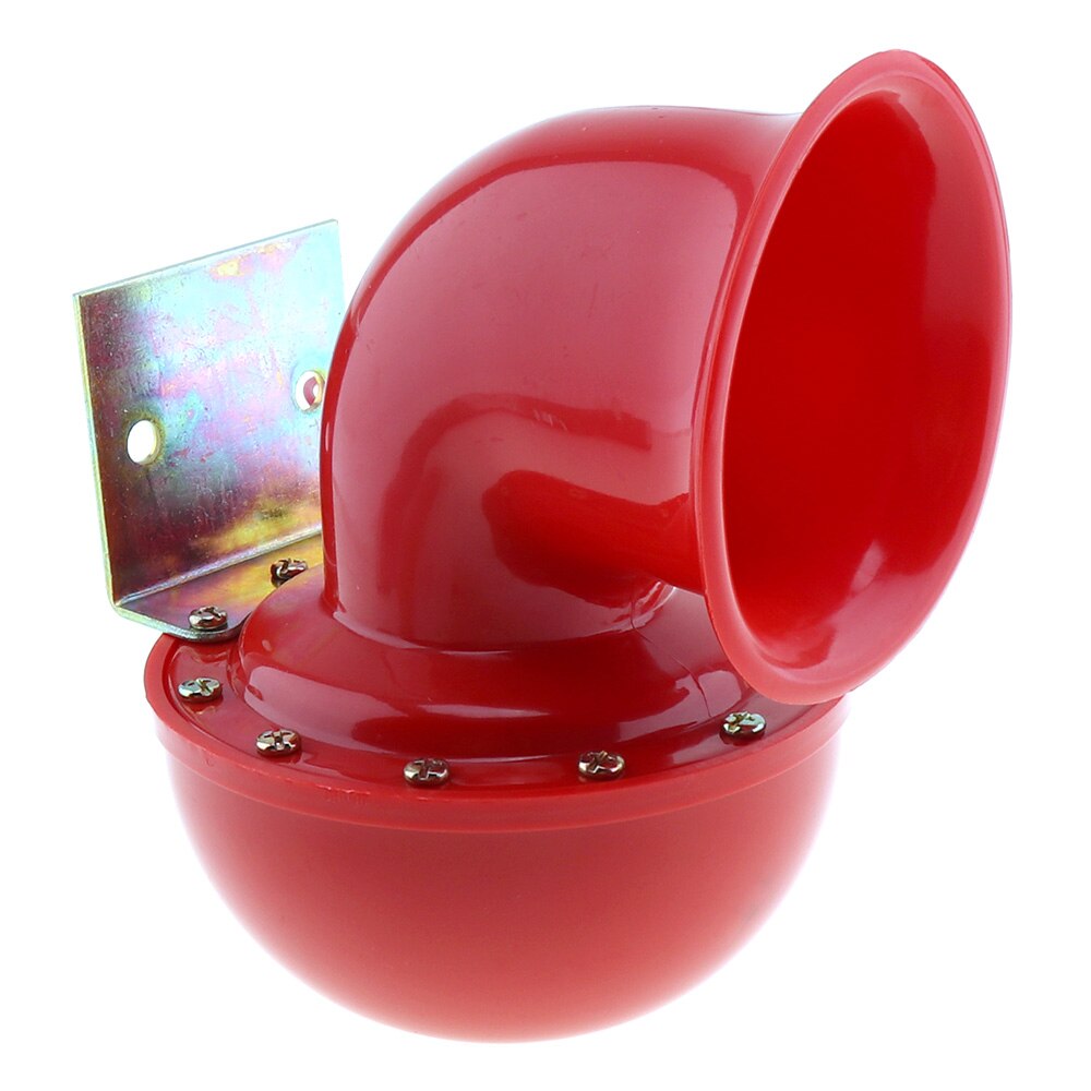 12V 115dB Red Portable Bull Horns Electric Raging Bull Air Horn Multi-tone and Claxon Horns for Car Truck Motorcycle Boat