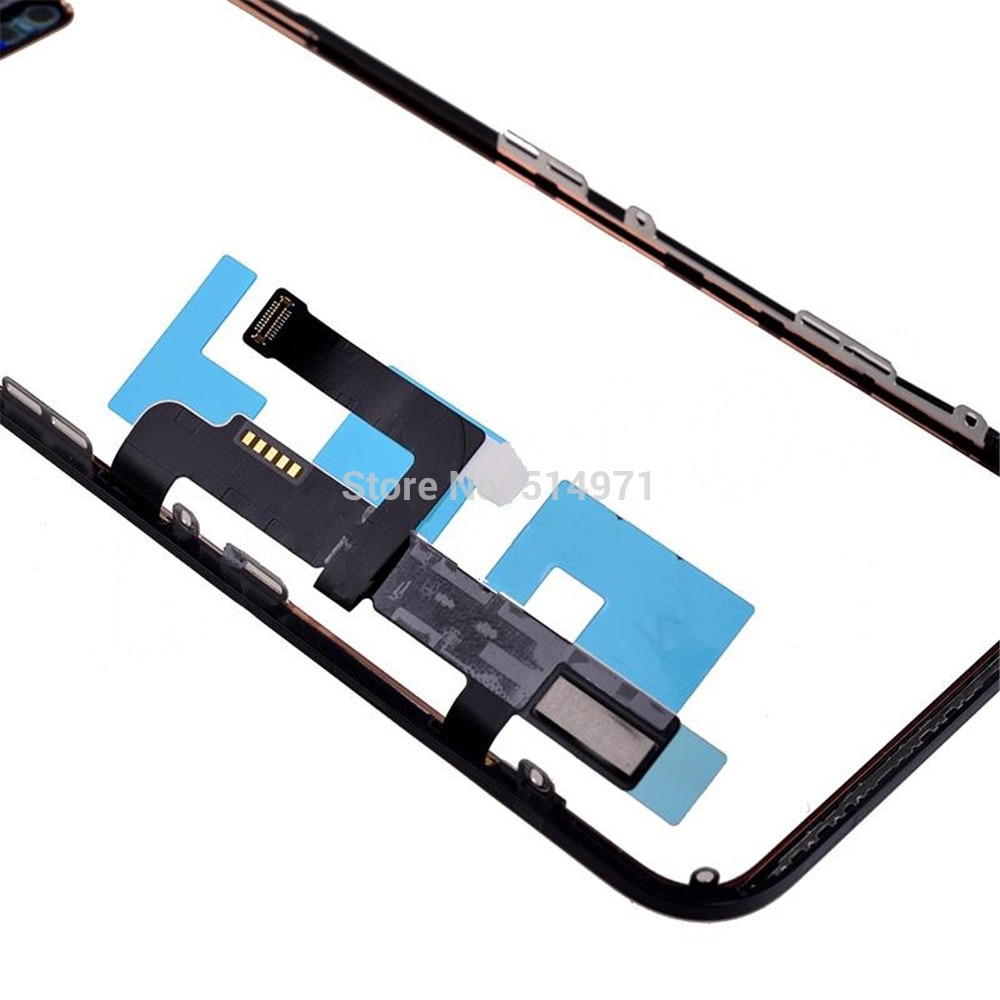 LCD Display Touch Screen Front Outer Glass Panel with Flex Cable For iPhone 11 12 pro MAx Replacement Parts