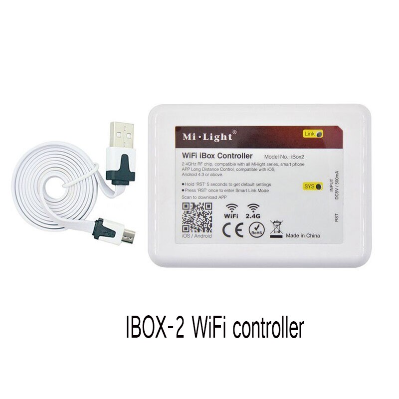 Mi Light – ampoule led sans fil RGBCCT, 4W MR16 GU10 6W 9W 12W E27, boîtier de contrôle Wifi 2.4G RF, télécommande
