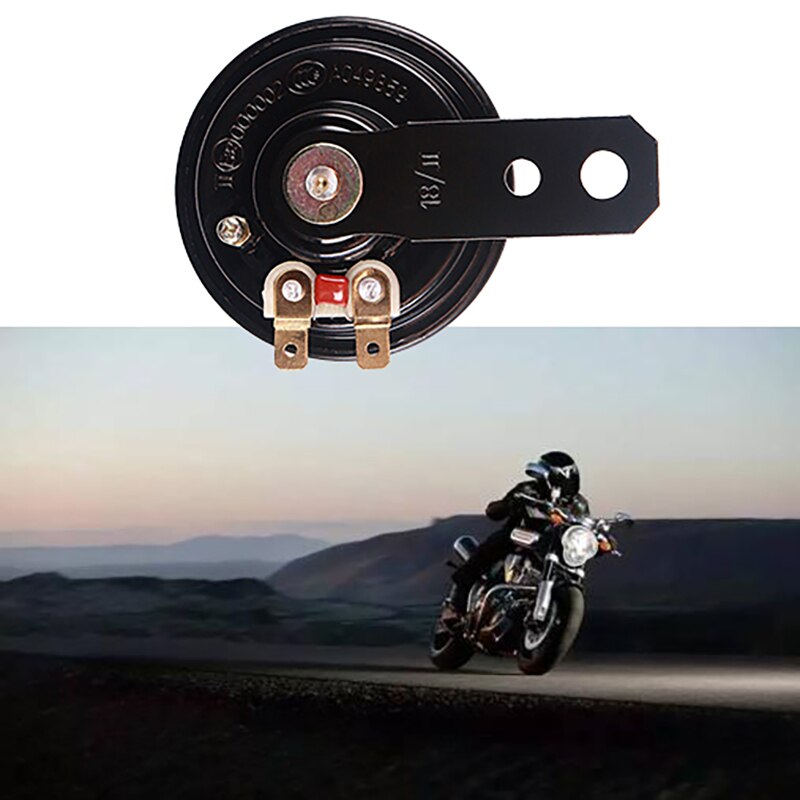 2PCS Universal 12V Upgrade Motorcycle Horn Waterproof Electric Horn 12V 105Db Motorcycle Motor Scooter Loud