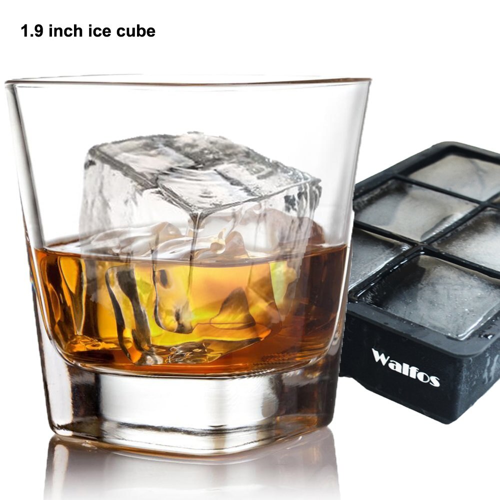 WALFOS whisky Cocktail grand bac à glaçons 6 trous forme de glaçon rond en forme de boule de glace fabricant Silicone glace moule barre